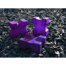 PolyJumps Mini Blocks Pack Of 6