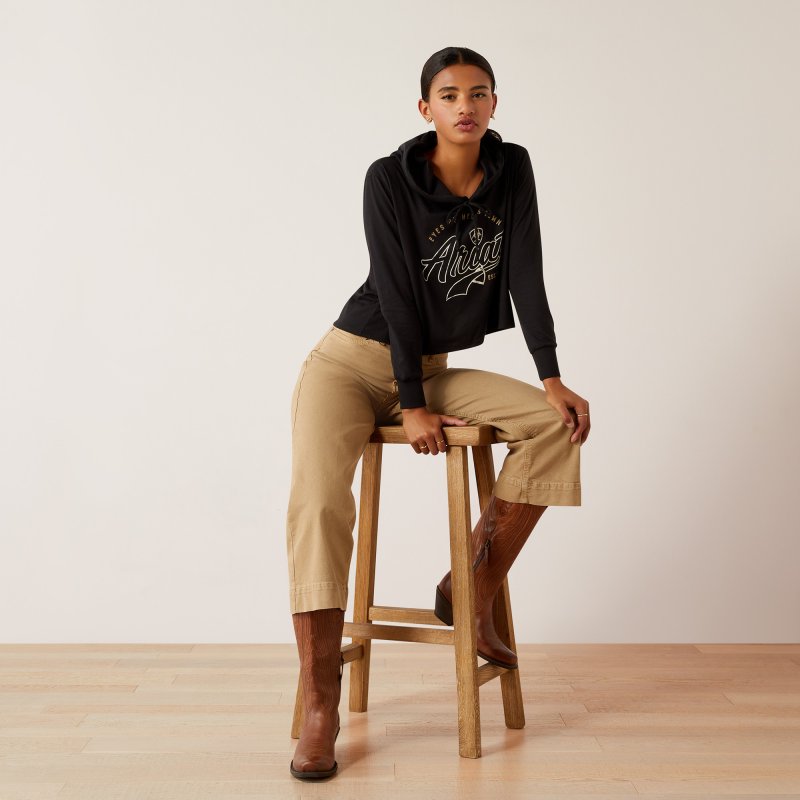 Ariat Ariat Women's Heels Down Hoodie T-Shirt