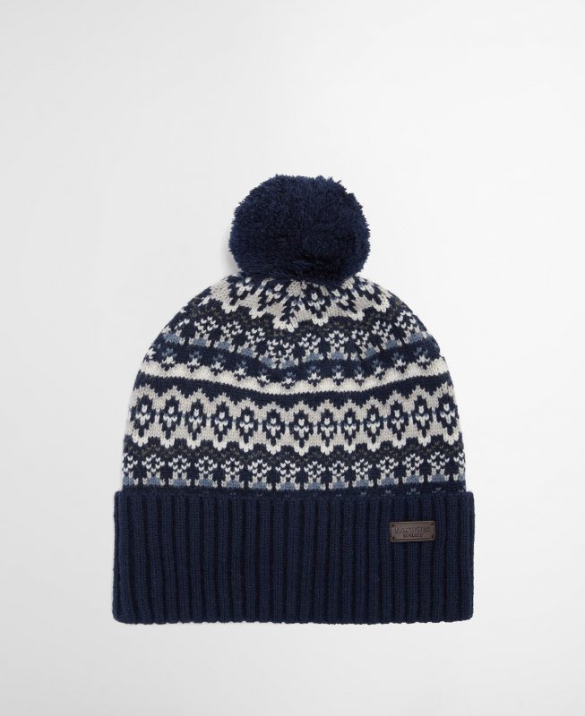 Barbour Barbour Men's Marlow Fair Isle Pom Beanie Hat
