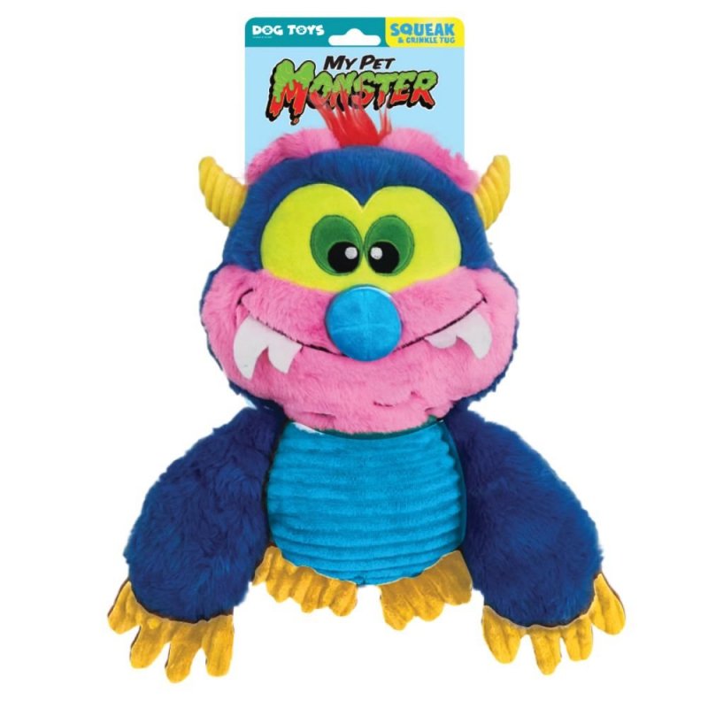 SU-Bridge Pet Supplies Hasbro Dog Toy - My Pet Monster Squeak & Crunch