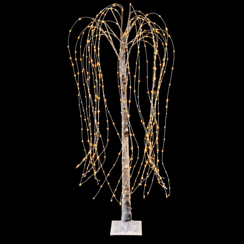 Premier Decorations Premier Brown Flocked Willow Tree - 1.8m