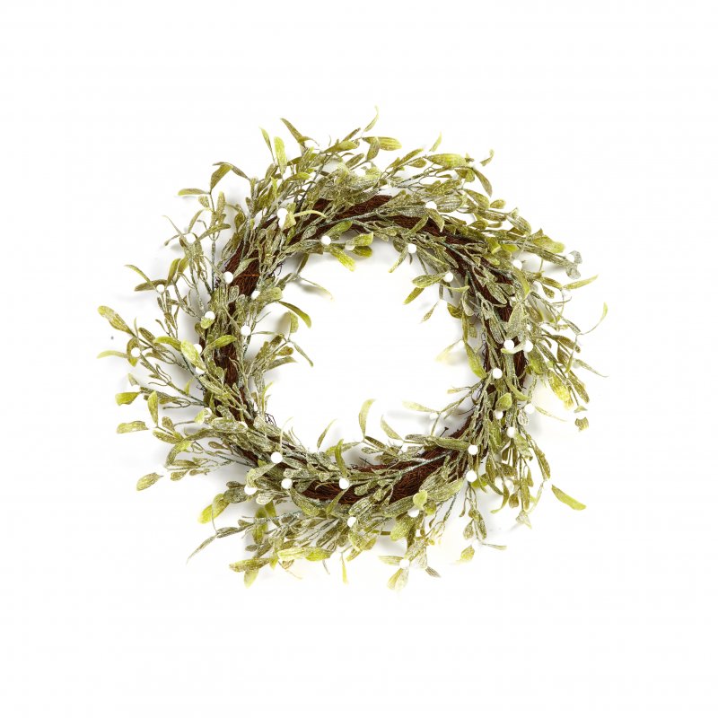 Premier Decorations Premier Mistletoe Wreath - 50cm