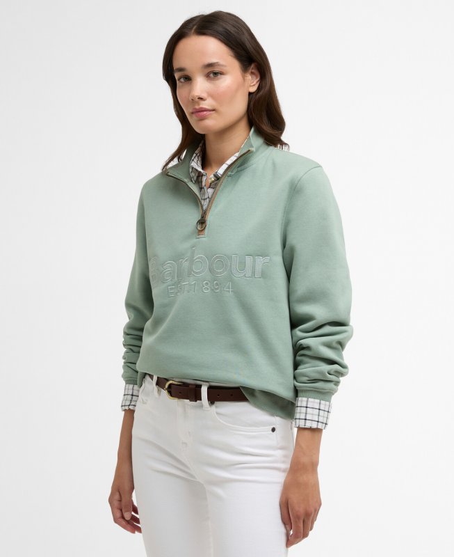 Barbour Barbour Women's Cynthia 1/2 Zip Sweatshirt