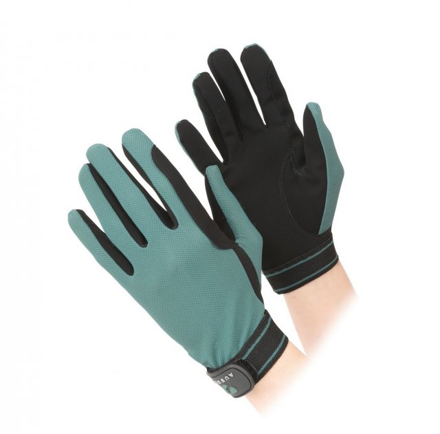 Shires Equestrian Shires Aubrion Mesh Riding Glove Black