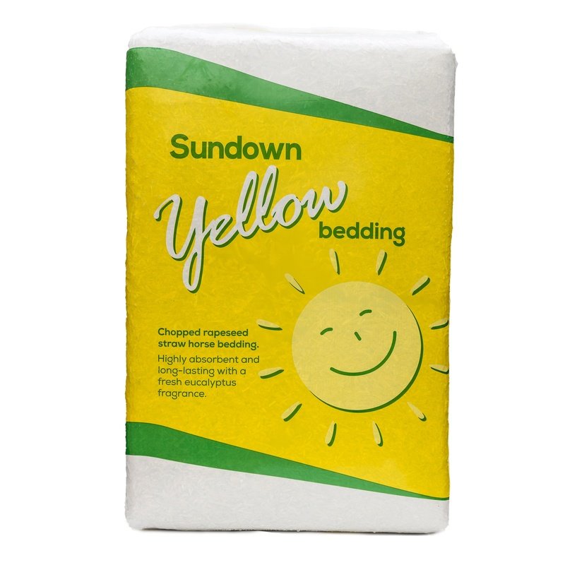 Sundown   Sundown Yellow Rape Straw Bedding - 19kg