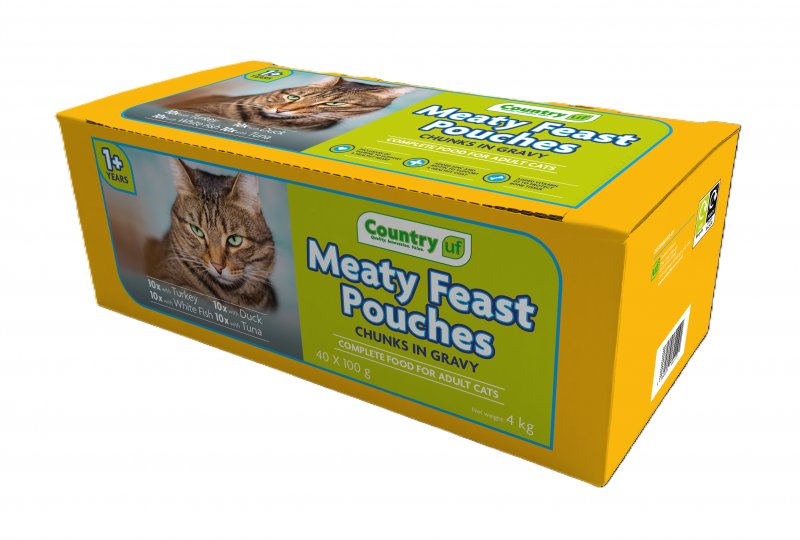 United Petfood UF Country Cat Pouch In Gravy - 40x100g