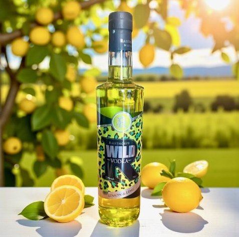 Raisthorpe Manor   Raisthorpe Manor Lemon & Lime Wild Vodka 70CL