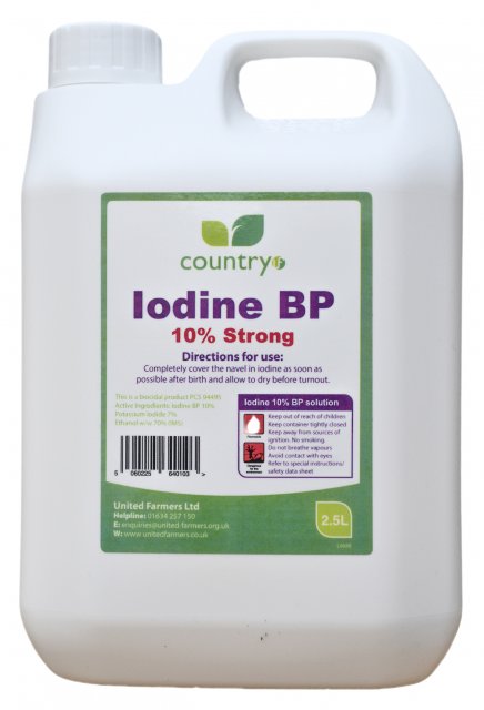 Country UF COUNTRY IODINE SOLUTION 2.5LITRE