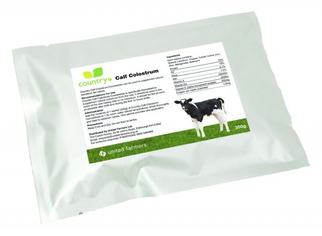 Country UF Country Calf Colostrum 300g Sachet
