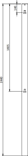 IAE Hang Post To Suit Premier Gate - 100 X 100mm