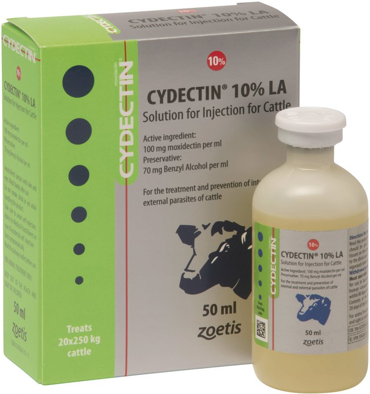 Zoetis Cydectin 10% La Cattle