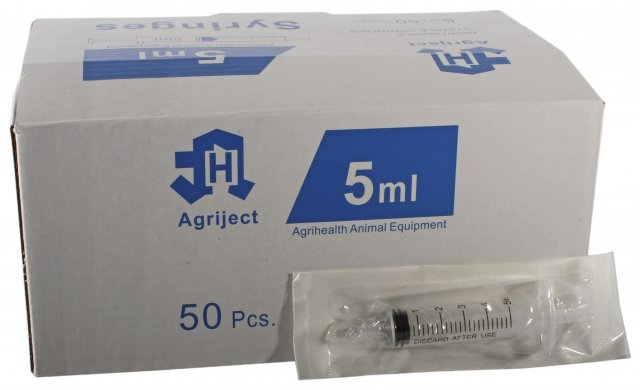 Agrihealth Syringe Disposable 5ml