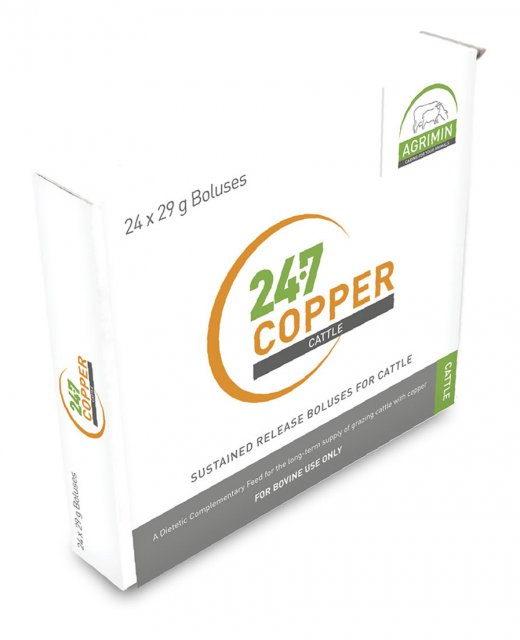 Agrimin Agrimin 24-7 Copper Cattle 24pk