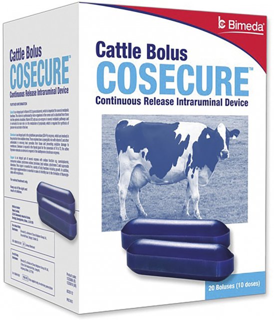 Bimeda Cosecure Cattle Bolus - 20pk