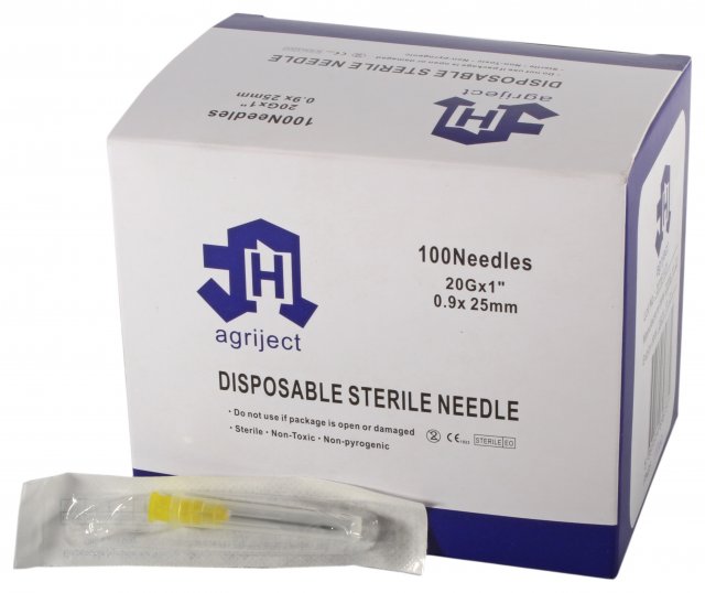 Agrihealth Needles 20g X 1' - Disposable