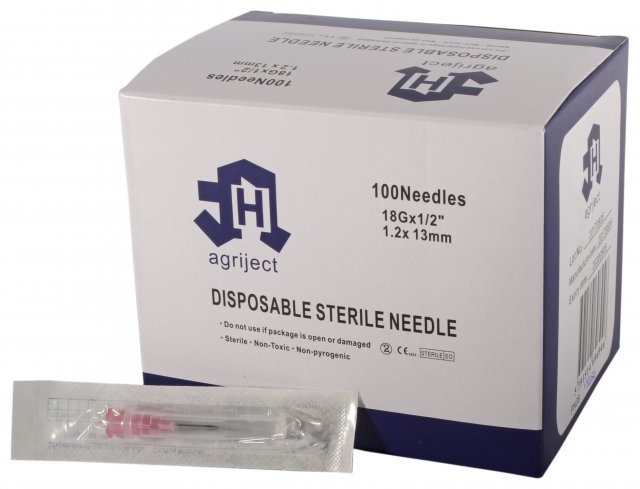 Agrihealth Needles 18g - Disposable