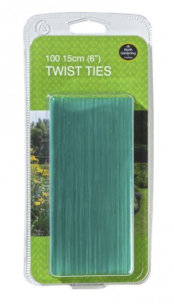 Garland Garland Twist Ties 15cm 100pk