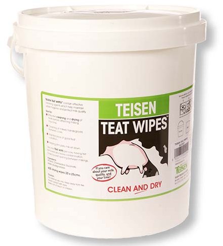 Teisen Teisen Teat Wipes Bucket Disinfect & Dry - 600pk