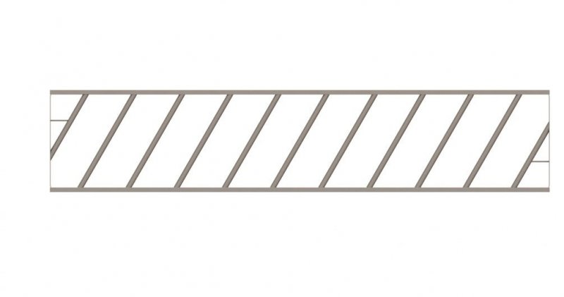 IAE Diagonal Feed Fence 14'6