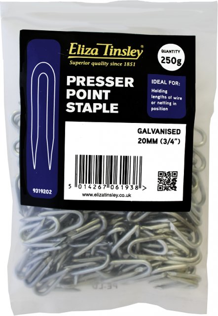 Eliza Tinsley Galv Staples  Prepack  20mm 9319212 -     1kg