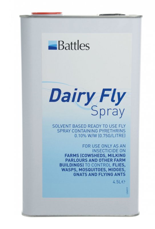 Battles Dairy Fly Spray - 4.5l