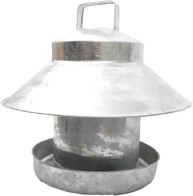 Heritage Outdoor Poultry Feeder Galv - 6.5kg