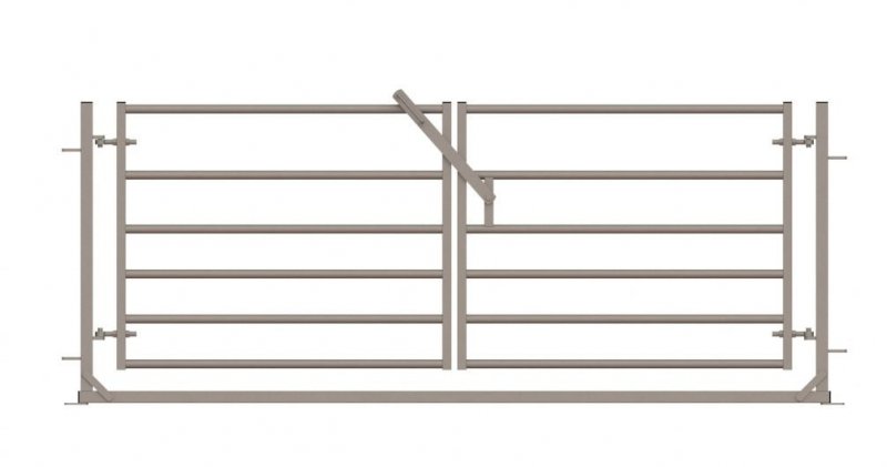 IAE IAE Railed Pair Sheep Gates In Frame - 8'2