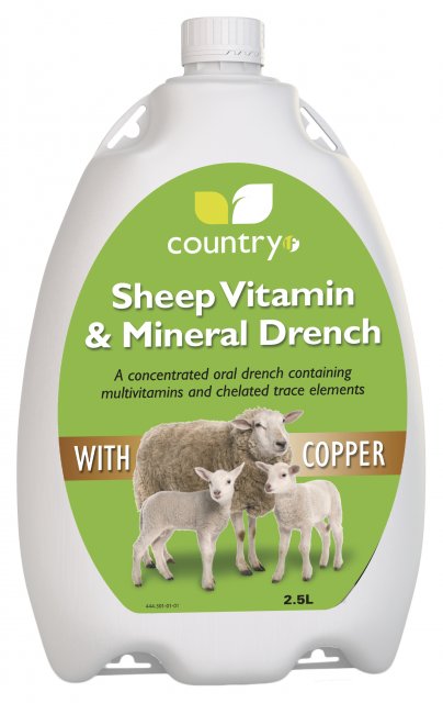 Country UF Country Sheep Vit/mineral Drench C/w Copper