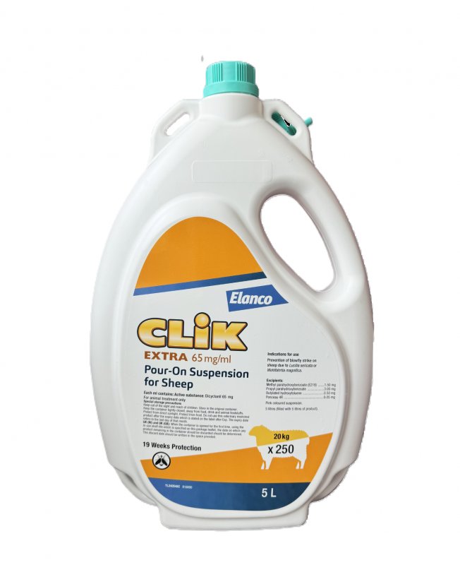 Elanco Clik Extra Pour On - 5L