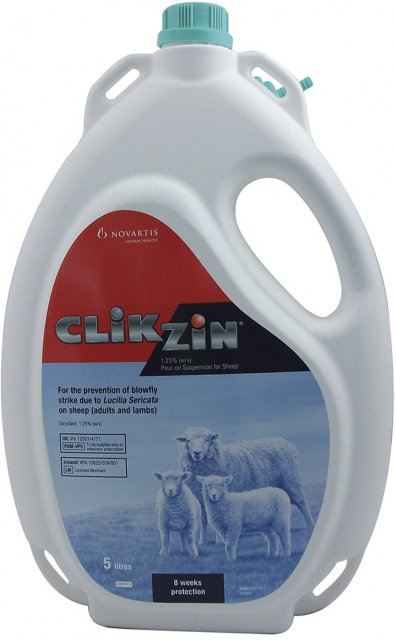 Elanco Clikzin Pour On - 5l