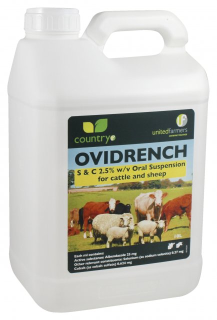 Country UF Ovidrench 2.5% Sc - 10l