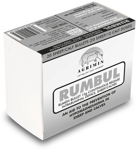 Agrimin Agrimin Rumbul Sheep - 20pk Magnesium Bolus