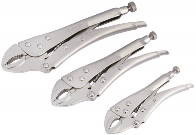 Draper Draper 3pc Self Grip Plier 3 Set