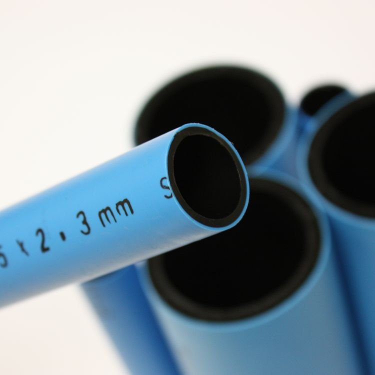 BLUE MDPE POLY PIPE 25MM 25MTR