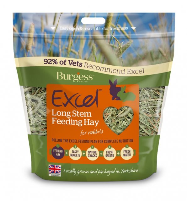 Burgess Burgess Excel Long Stem Feed Hay 1kg