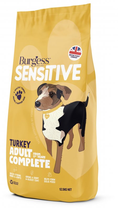 Burgess sensitive dog shop food