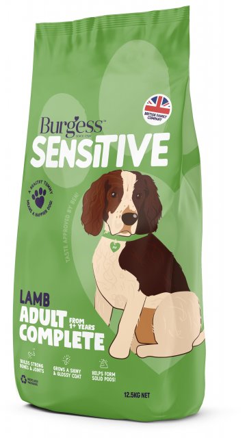 Burgess Burgess Sensitive Adult - Lamb & Rice - 12.5KG