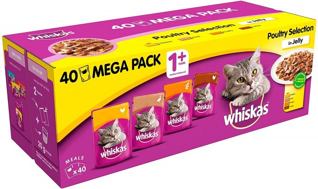 Whiskas Whiskas Mixed Pouches - 40 Pack