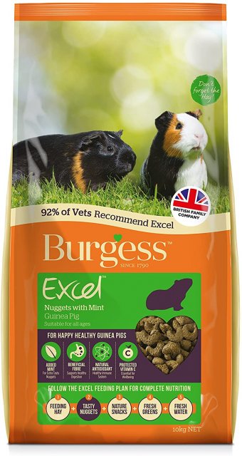 Burgess Guinea Pig Excel 10kg BATA Ltd