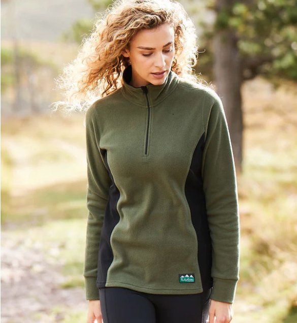 Womens fleece shop tops uk