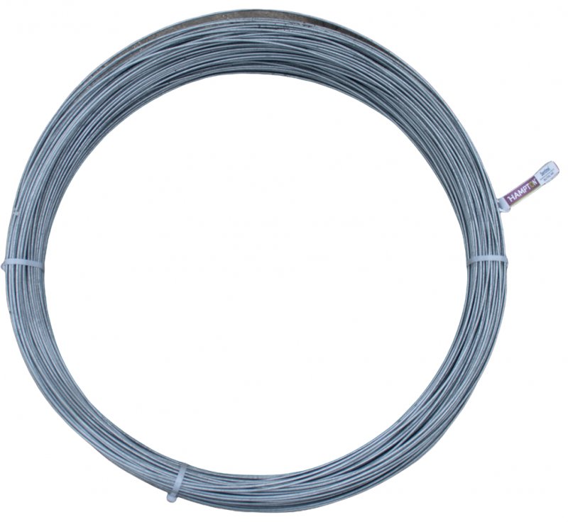 Hampton Steel Plain Wire 8g Mild 4.0mm Approx 250m - 25kg