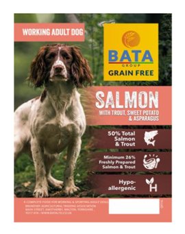 BATA BATA Grainfree Complete Dog Working Salmon - 15kg