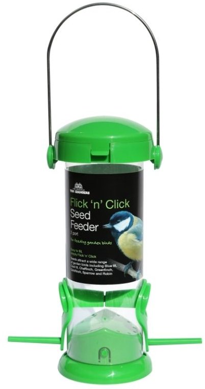 Tom Chambers Tom Chambers Flick N Click Seed Feeder 2 Port