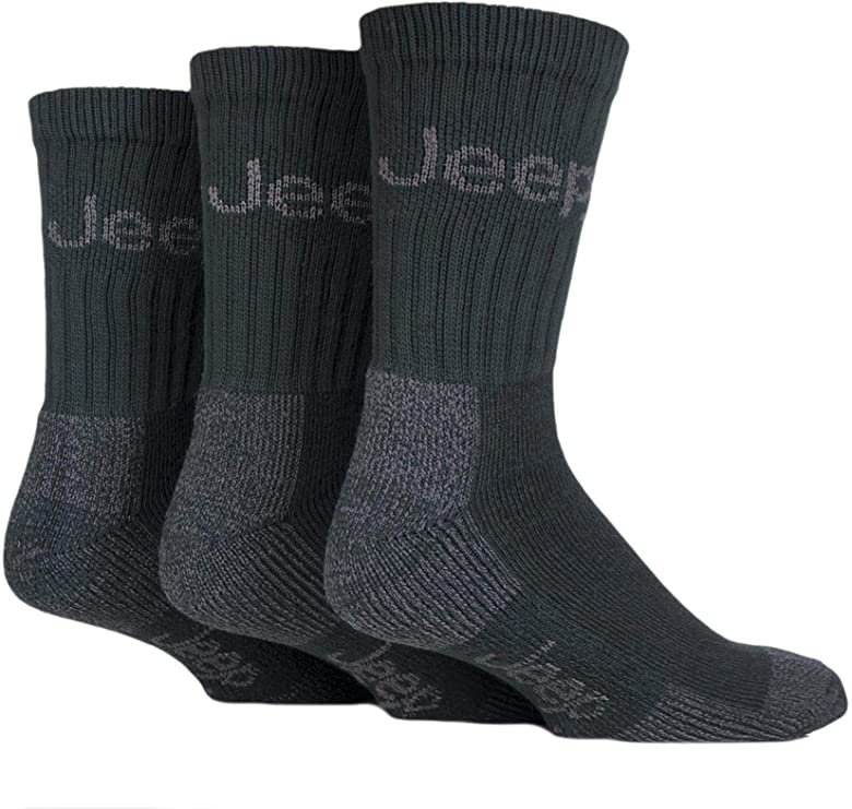 Jeep Mens Jeep Socks Pack Of 3