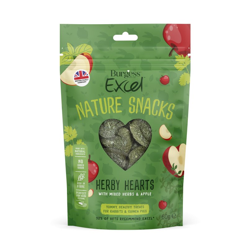 Burgess Burgess Excel Herby Hearts - 60g