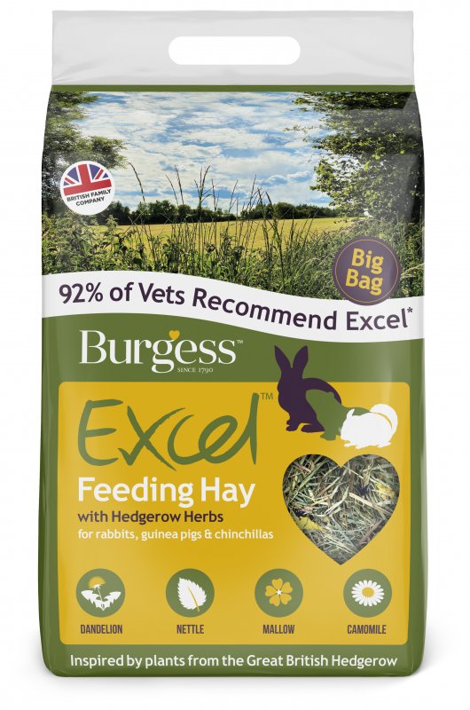 Burgess Burgess Excel Feeding Hay With Hedgerow Herbs - 3kg