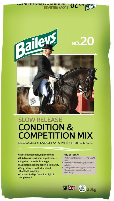 Baileys Baileys No 20 Slow Release Cond & Competition - 20kg