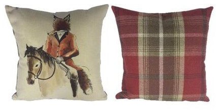 Grays Grays Mister Fox Cushion With Tweed Reverse