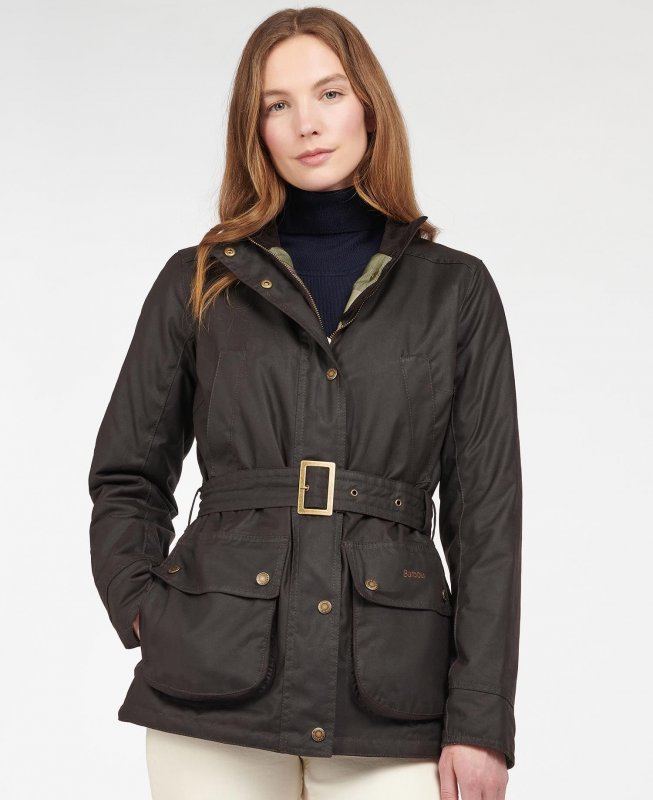 Barbour Montgomery Wax Jacket Brown