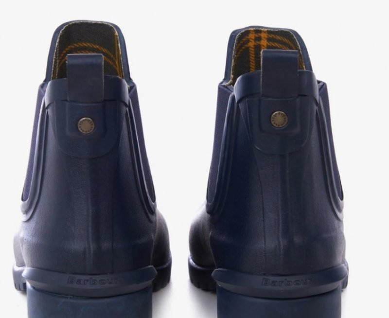 Barbour Wilton Chelsea Boot Welly Navy BATA Ltd